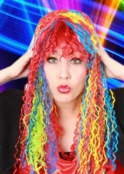 Serpetine Regenboog Pruik