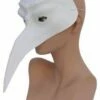 Snavelmasker Venetie Wit -PruikPret Winkel snavelmasker venetie wit