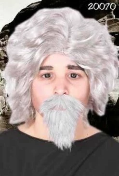 Snor + Baard Professor Grijs