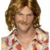 Super Trooper Abba Pruik En Snor -PruikPret Winkel super trooper abba pruik en snor