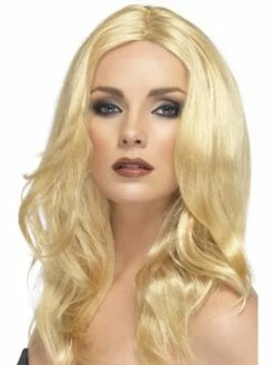 Superstar Pruik Lang Blond
